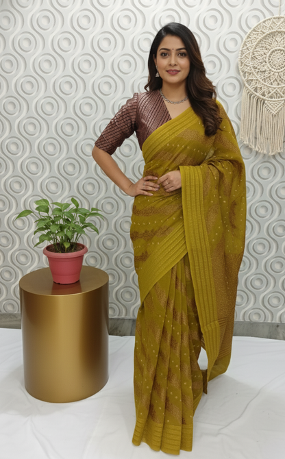 Bandhani Saree