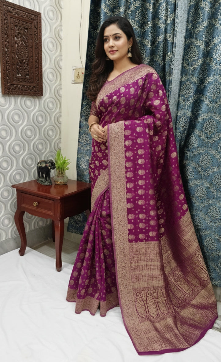 Georgette Banarasi Saree
